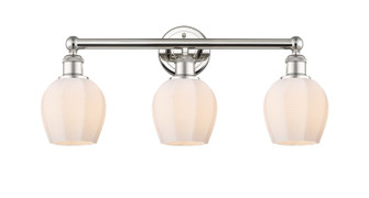 Edison Three Light Bath Vanity in Polished Nickel (405|616-3W-PN-G461-6)