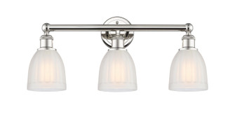 Edison Three Light Bath Vanity in Polished Nickel (405|616-3W-PN-G441)