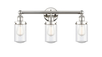 Edison Three Light Bath Vanity in Polished Nickel (405|616-3W-PN-G314)