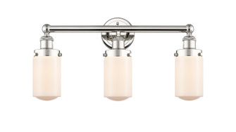 Edison Three Light Bath Vanity in Polished Nickel (405|616-3W-PN-G311)