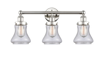 Edison Three Light Bath Vanity in Polished Nickel (405|616-3W-PN-G194)