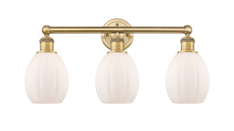 Edison Three Light Bath Vanity in Brushed Brass (405|616-3W-BB-G81)