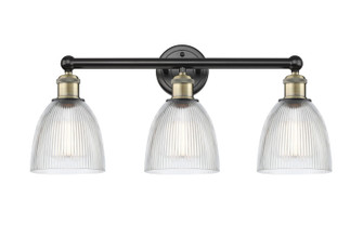 Edison Three Light Bath Vanity in Black Antique Brass (405|616-3W-BAB-G382)