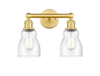 Edison Two Light Bath Vanity in Satin Gold (405|616-2W-SG-G394)