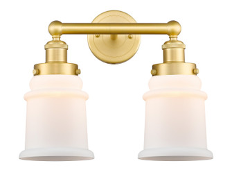 Edison Two Light Bath Vanity in Satin Gold (405|616-2W-SG-G181)