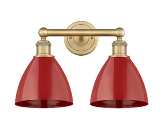 Edison Two Light Bath Vanity in Brushed Brass (405|616-2W-BB-MBD-75-RD)