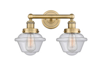 Edison Two Light Bath Vanity in Brushed Brass (405|616-2W-BB-G534)