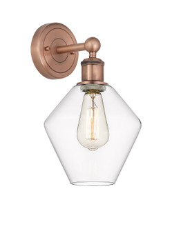 Downtown Urban One Light Wall Sconce in Antique Copper (405|616-1W-AC-G652-8)