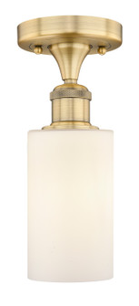 Edison One Light Semi-Flush Mount in Brushed Brass (405|616-1F-BB-G801)