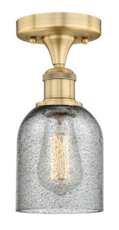Edison One Light Semi-Flush Mount in Brushed Brass (405|616-1F-BB-G257)