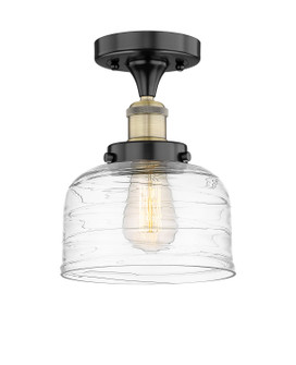 Edison One Light Semi-Flush Mount in Black Antique Brass (405|616-1F-BAB-G713)