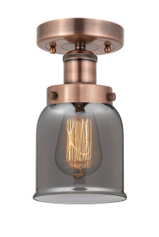 Edison One Light Semi-Flush Mount in Antique Copper (405|616-1F-AC-G53)