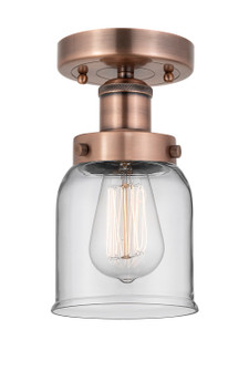 Edison One Light Semi-Flush Mount in Antique Copper (405|616-1F-AC-G52)