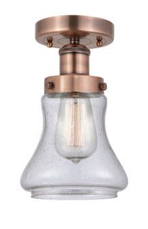 Edison One Light Semi-Flush Mount in Antique Copper (405|616-1F-AC-G194)