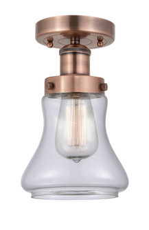 Edison One Light Semi-Flush Mount in Antique Copper (405|616-1F-AC-G192)