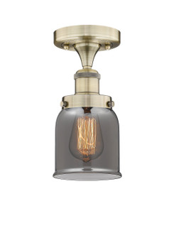 Edison One Light Semi-Flush Mount in Antique Brass (405|616-1F-AB-G53)