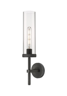 Downtown Urban LED Wall Sconce in Weathered Zinc (405|471-1W-WZ-G471-12CL)