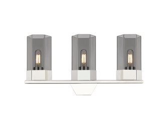 Downtown Urban LED Bath Vanity in Polished Nickel (405|427-3W-PN-G427-9SM)