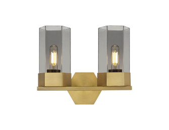 Downtown Urban LED Bath Vanity in Brushed Brass (405|427-2W-BB-G427-9SM)