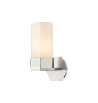 Downtown Urban LED Wall Sconce in Satin Nickel (405|427-1W-SN-G427-9WH)