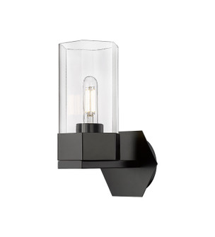 Downtown Urban LED Wall Sconce in Matte Black (405|427-1W-BK-G427-9CL)