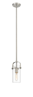 Downtown Urban LED Pendant in Satin Nickel (405|423-1S-SN-G423-7CL)