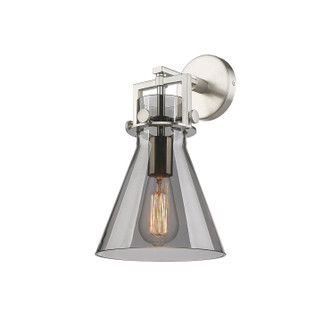Downtown Urban One Light Wall Sconce in Satin Nickel (405|411-1W-SN-G411-8SM)