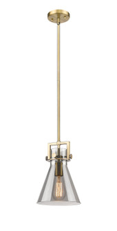 Downtown Urban One Light Pendant in Brushed Brass (405|411-1SS-BB-G411-8SM)