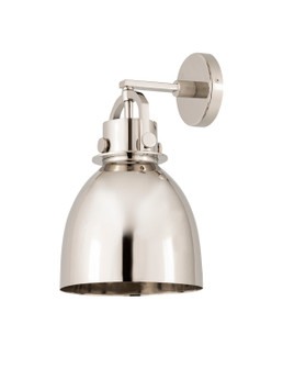 Downtown Urban One Light Wall Sconce in Polished Nickel (405|410-1W-PN-M412-8PN)