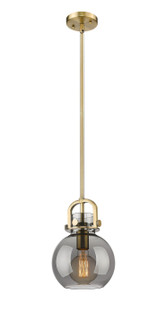 Downtown Urban One Light Pendant in Brushed Brass (405|410-1SS-BB-G410-8SM)