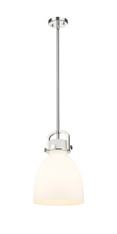 Downtown Urban One Light Pendant in Polished Nickel (405|410-1SM-PN-G412-10WH)