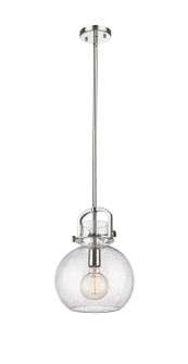 Downtown Urban One Light Pendant in Polished Nickel (405|410-1SM-PN-G410-10SDY)