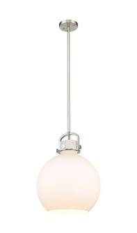 Downtown Urban One Light Pendant in Satin Nickel (405|410-1SL-SN-G410-14WH)