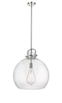 Downtown Urban One Light Pendant in Polished Nickel (405|410-1SL-PN-G410-18CL)