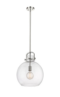 Downtown Urban One Light Pendant in Polished Nickel (405|410-1SL-PN-G410-14CL)