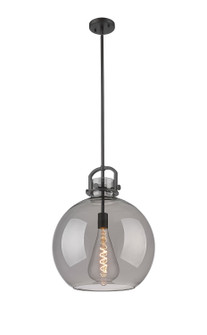 Downtown Urban One Light Pendant in Matte Black (405|410-1SL-BK-G410-16SM)