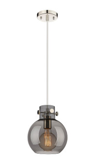 Newton One Light Mini Pendant in Polished Nickel (405|410-1PS-PN-G410-8SM)