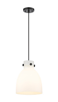 Downtown Urban One Light Pendant in Matte Black (405|410-1PM-BK-G412-10WH)