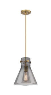Downtown Urban One Light Pendant in Brushed Brass (405|410-1PM-BB-G411-10SM)