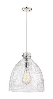 Downtown Urban One Light Pendant in Polished Nickel (405|410-1PL-PN-G412-18SDY)