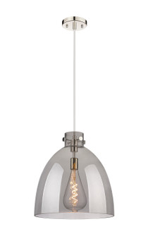 Downtown Urban One Light Pendant in Polished Nickel (405|410-1PL-PN-G412-16SM)