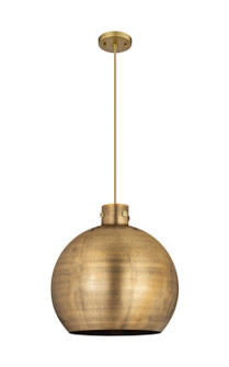 Downtown Urban One Light Pendant in Brushed Brass (405|410-1PL-BB-M410-18BB)