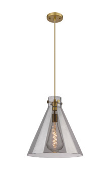 Downtown Urban One Light Pendant in Brushed Brass (405|410-1PL-BB-G411-16SM)