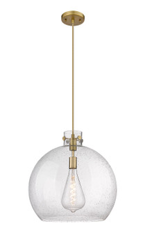 Newton One Light Pendant in Brushed Brass (405|410-1PL-BB-G410-18SDY)