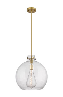 Newton One Light Pendant in Brushed Brass (405|410-1PL-BB-G410-16SDY)