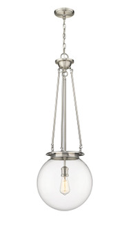 Essex One Light Pendant in Satin Nickel (405|221-1P-SN-G202-14)