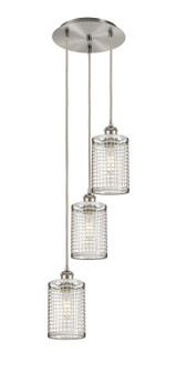 Downtown Urban LED Pendant in Brushed Satin Nickel (405|113B-3P-SN-M18-SN)