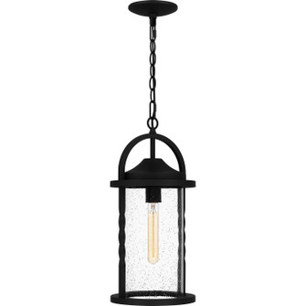 Reece One Light Outdoor Hanging Lantern in Earth Black (10|RCE1909EK)
