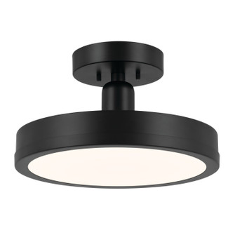 Riu LED Semi Flush Mount in Black (12|52589BK)