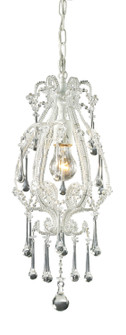 Opulence One Light Mini Pendant in Antique White (45|12003/1CL)